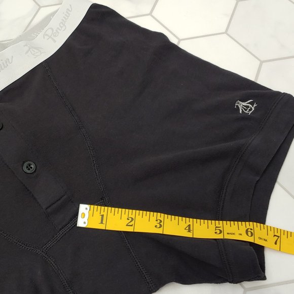 Good Used Condition Men's Penguin Boxer Briefs Black Size Medium - Picture 6 of 9